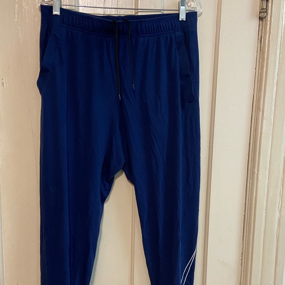 Nike‎ Dri fit men’s navy joggers pants Large